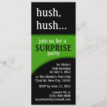 silence, surprise d'anniversaire de silence