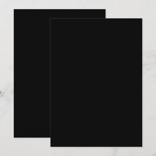 Invitation Silhouette de chat noir minimaliste 