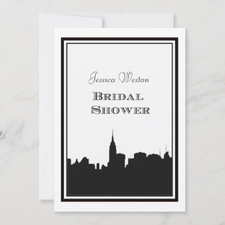 Invitation Silhouette de la ville de New York #2 DIY Bridal S