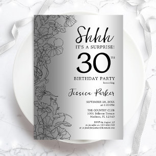 Invitation Silver Surprise 30e anniversaire
