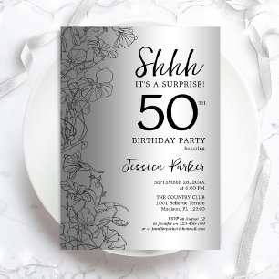 Invitation Silver Surprise 50e anniversaire