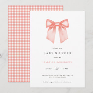 Invitation Simple Arc pour Baby Shower