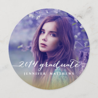 Invitation simple Chalkboard Graduation Party