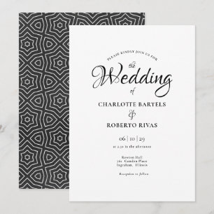 Invitation Simple Chic Mariage Marocain
