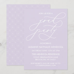 INVITATION SIMPLE DE DIPLÔME DE CALLIGRAPHIE SIMPL