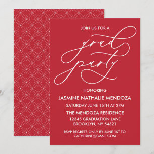 INVITATION SIMPLE DE DIPLÔME DE CALLIGRAPHIE SIMPL