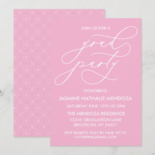 INVITATION SIMPLE DE DIPLÔME DE CALLIGRAPHIE SIMPL