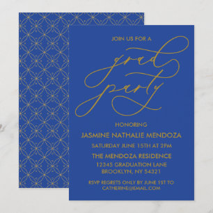 INVITATION SIMPLE DE DIPLÔME DE CALLIGRAPHIE SIMPL