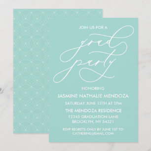 INVITATION SIMPLE DE DIPLÔME DE CALLIGRAPHIE SIMPL