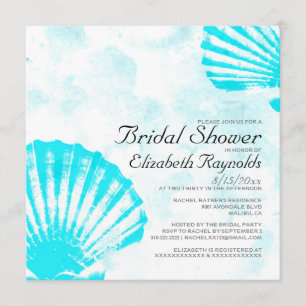 Invitation simple de Fête de la mariée de