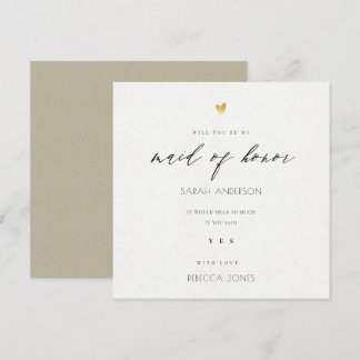 Invitation SIMPLE ÉLÉGANT KRAFT TYPOGRAPHIE domestique d'honn