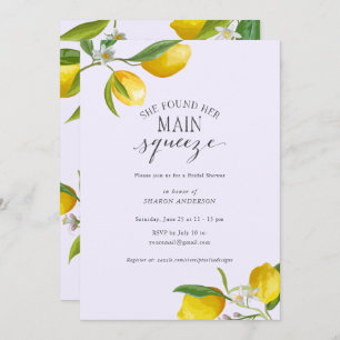 Invitation Simple et élégante Elle a trouvé son principal pre