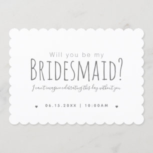 Invitation Simple et moderne, tu seras ma proposition de serv