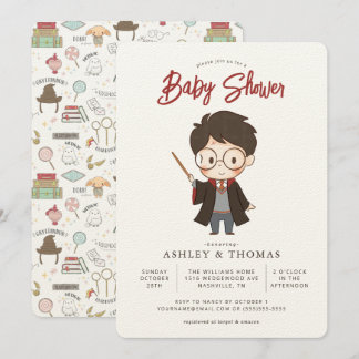 Invitation Simple Fête de Naissance Harry Potter