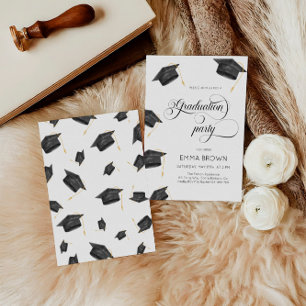 Invitation Simple Grad Party Invitation, Graduation 2024