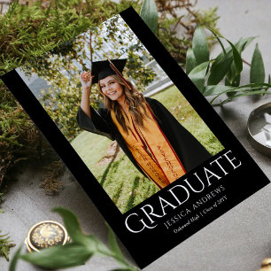 Invitation Simple Graduation Design moderne moderne photo de
