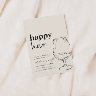 Invitation simple Happy Hour House