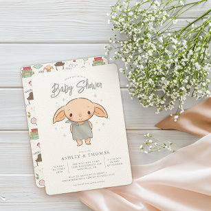 Invitation Simple Harry Potter - Baby shower Dobby