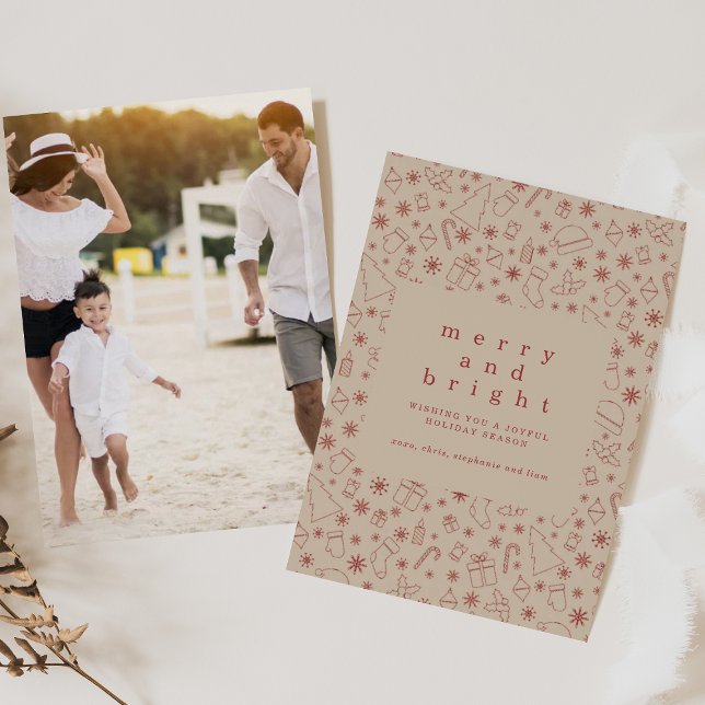 Invitation Simple Holiday Card with Photo (Créateur téléchargé)