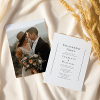 Simple jeu d'engagement photo minimal traditionnel