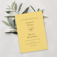Simple Limite Limite Citron Citrus Mariage jaune