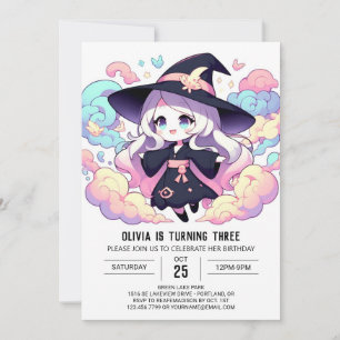 Invitation Simple Little Wizard Anniversaire