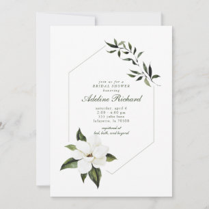 Invitation Simple Magnolia Bridal Showeuse