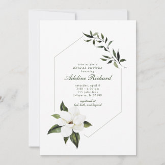 Invitation Simple Magnolia Bridal Showeuse