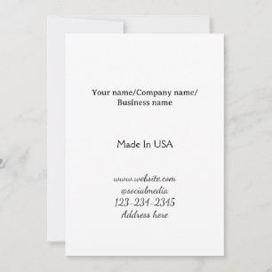 Invitation simple minimal ajoutez votre logo/design ici entre