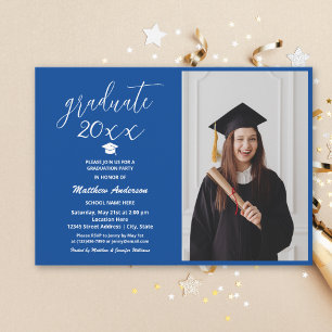 Invitation Simple Minimaliste Graduate 2024 Graduation Photo