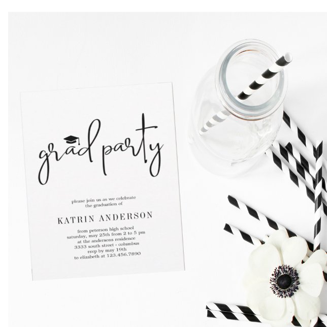 Invitation simple minimaliste moderne (Créateur téléchargé)