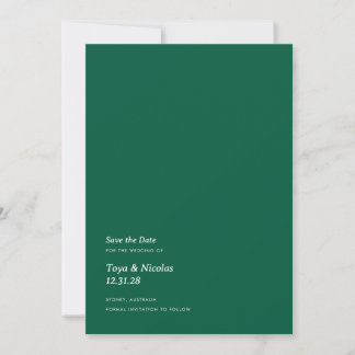 Invitation Simple moderne Enregistrer les dates