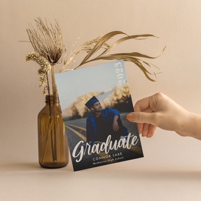 Invitation Simple Photo 2025 Graduation Party (Créateur téléchargé)