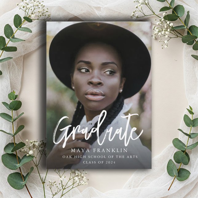 Invitation Simple Photo Promotion de la promotion de (Créateur téléchargé)