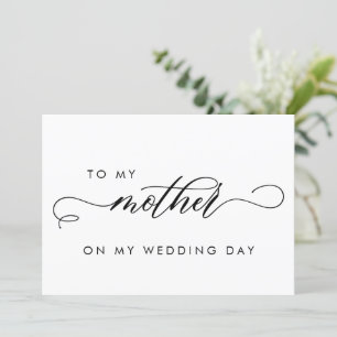 Invitation Simple Pour Ma Mère Le Jour De Mon Mariage