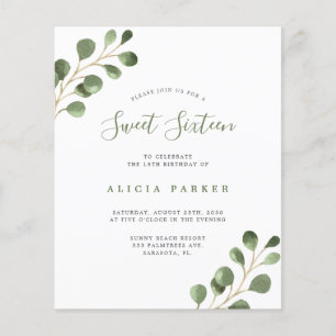 Invitation simple pour une fête d'anniversaire Swe