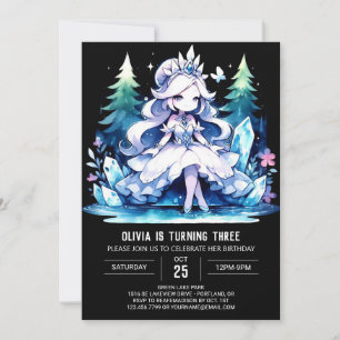 Invitation Simple princesse anniversaire