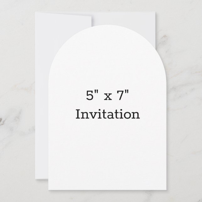 Invitation Simple promotion de la marque Arche 5" x 7"  (Devant)