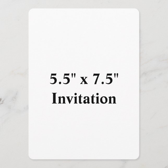 Invitation Simple Promotion de Marque Arrondi 5,5" x 7,5" (Devant)