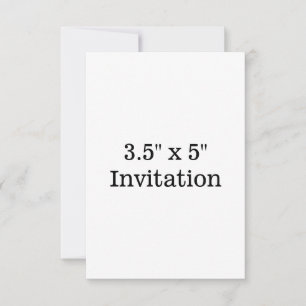 Invitation Simple promotion de marque au carré 3,5" x 5"