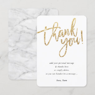 Invitation SIMPLE SCRIPT merci note de type parties scintilla