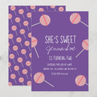 Simple Sucette Anniversaire Rose Fête