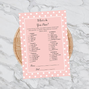 Invitation Simplement mignon Bow rose ce qui est dans votre s