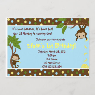 Invitation Singe de Lil
