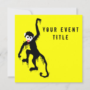 Invitation singe dripz