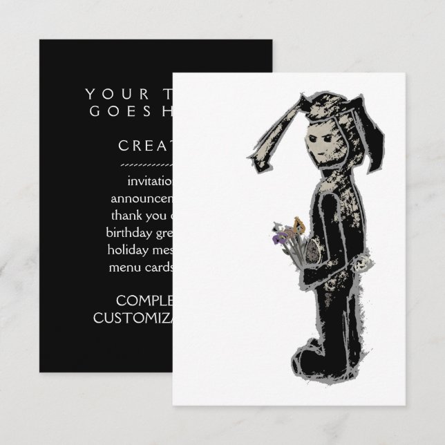 Invitation sinibunny (Devant / Derrière)