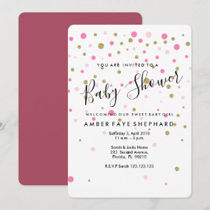 Invitation Sip and See invitation, nouveau bébé, bienvenue