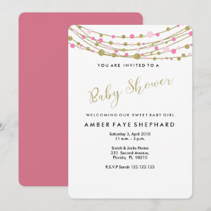 Invitation Sip and See invitation, nouveau bébé, bienvenue