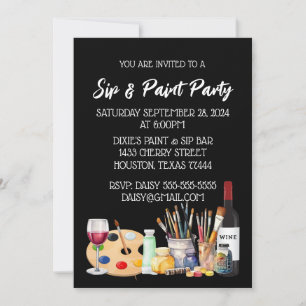 Invitation Sip & Paint