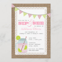 Sip rose de limonade inspiré par toile de jute et